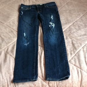 Abercrombie size 10 distressed jeans